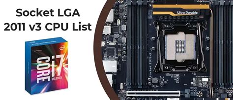 socket r lga 2011|Socket LGA 2011 v3: CPU list (included Xeon) and specs .